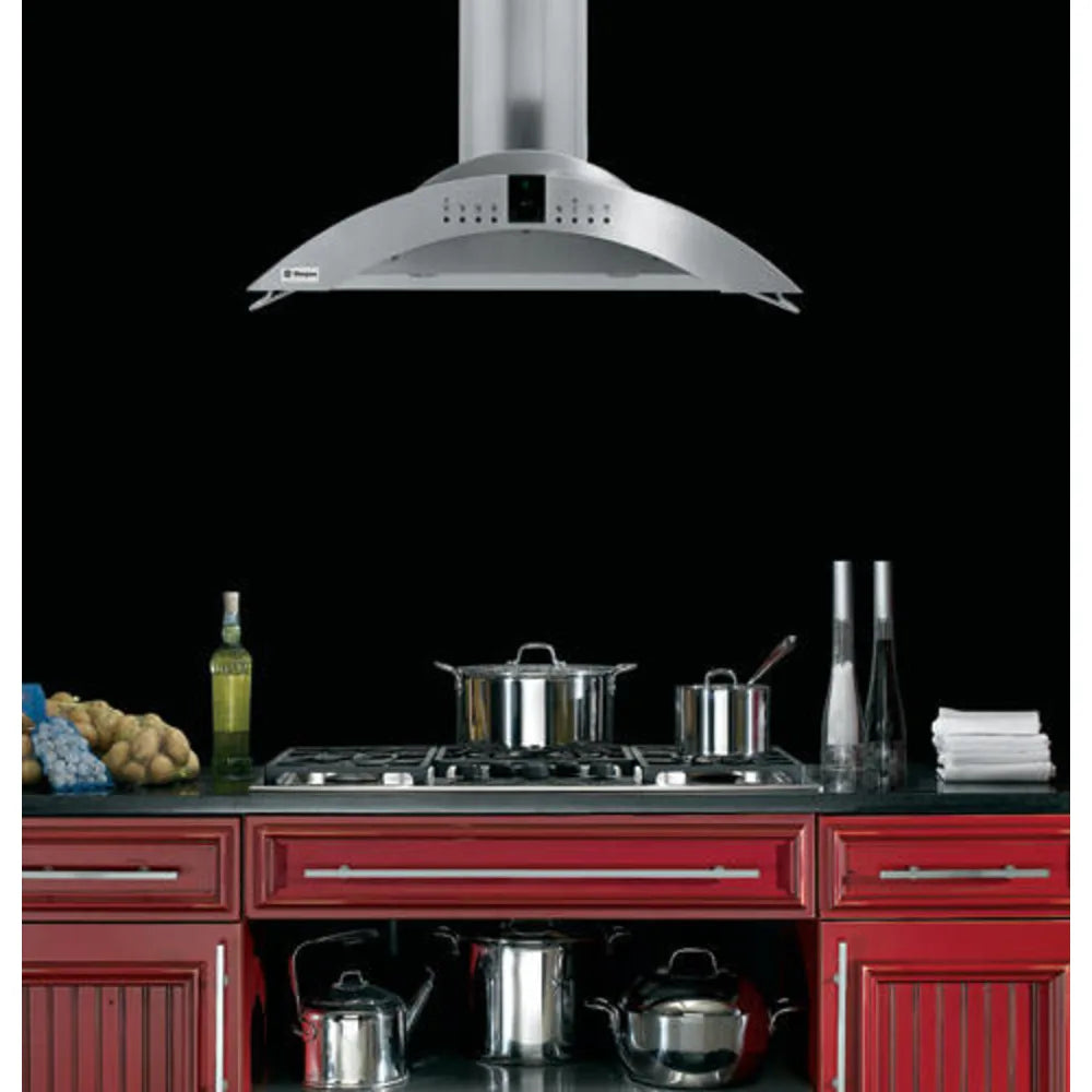 Monogram Chimney Style Island Mount Hood Model ZV850SPSS Inv# 93981