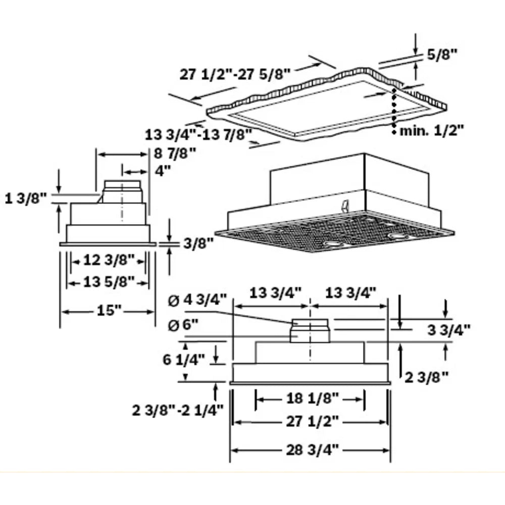 Bosch Hood Model DHL755BUC Inv# 29511
