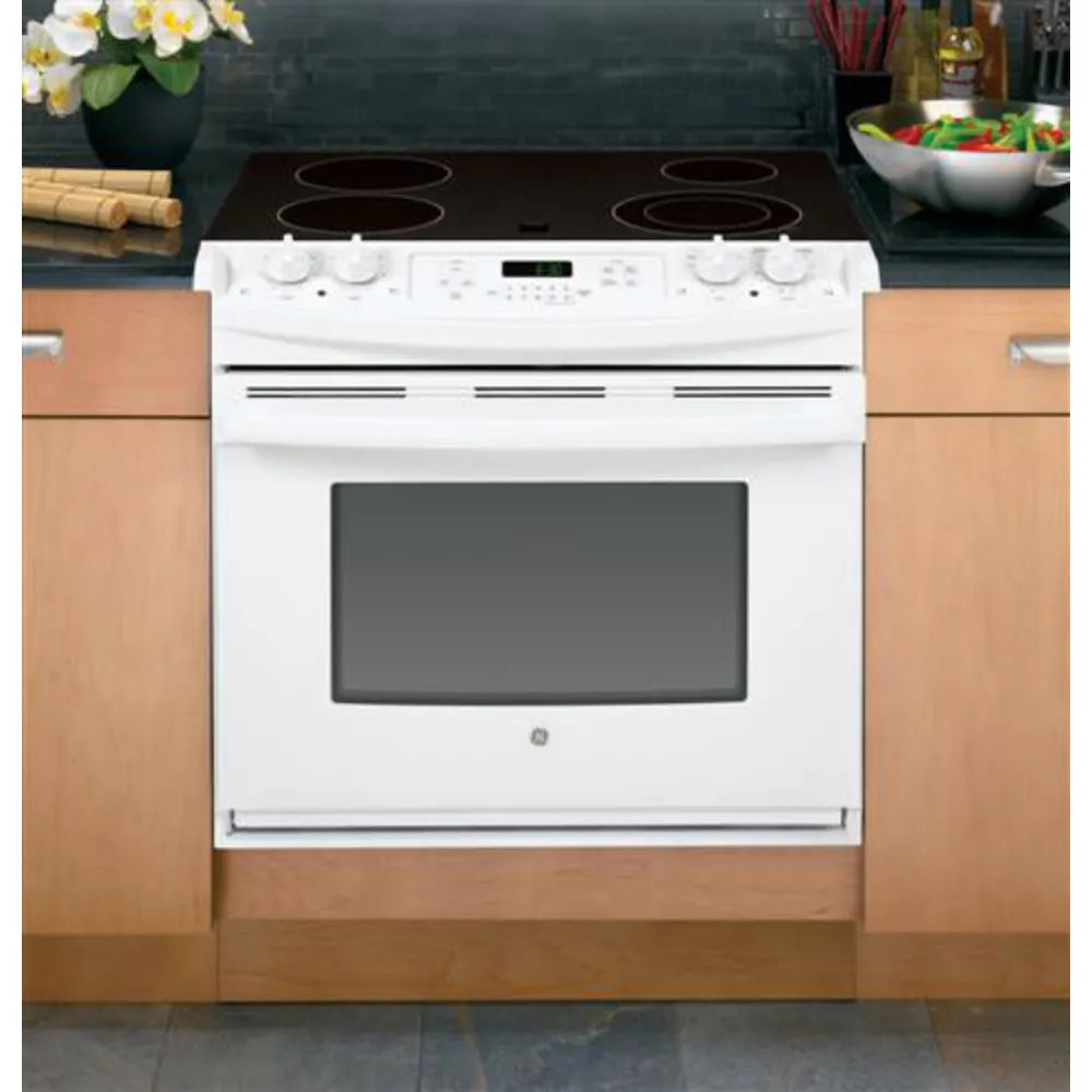 GE Drop-In Electric Range Model JD630DFWW Inv# 17794
