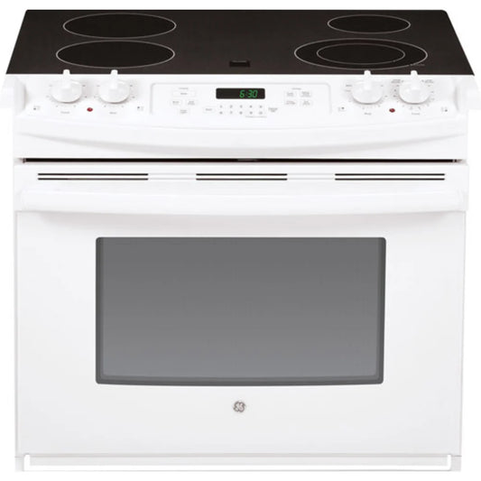 GE Drop-In Electric Range Model JD630DFWW Inv# 17794