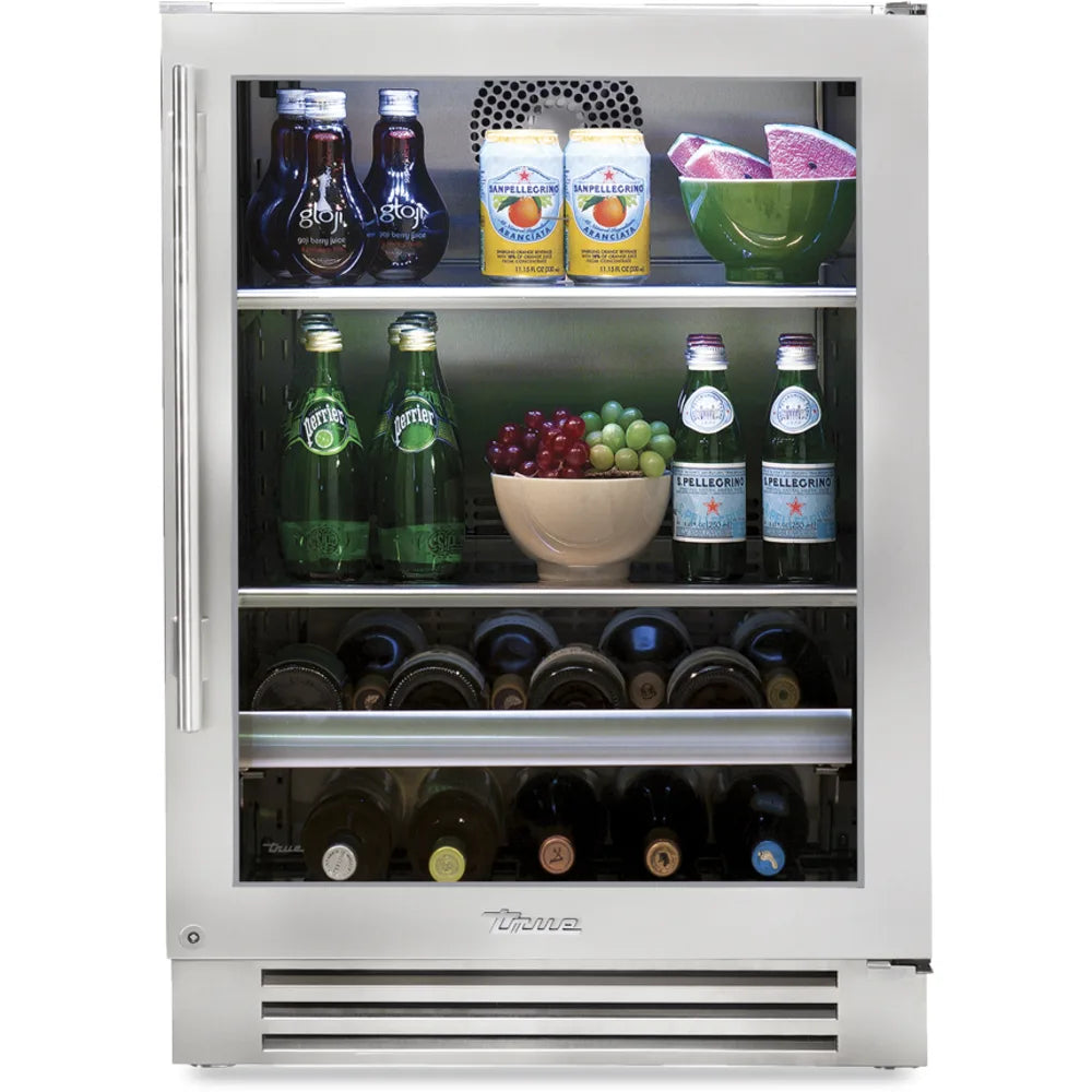 True Beverage Center Model TBC-24-L-SG-B Inv# 22245