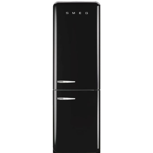 Smeg 50's Retro Design Black Refrigerator Model FAB32UBLRN Inv# 2788