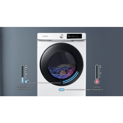 Samsung Electric Dryer Model DVE45A6400W Inv# 71630