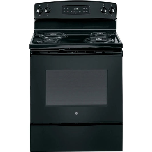 GE Freestanding Electric Range Model JB258DMBB Inv# 11750