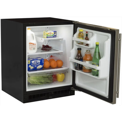 Marvel Black Refrigerator Model ML24RAS2LB Inv# 24779