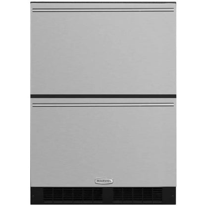 Marvel Double Drawer Refrigerator Model ML24RDS3NS Inv# 22354