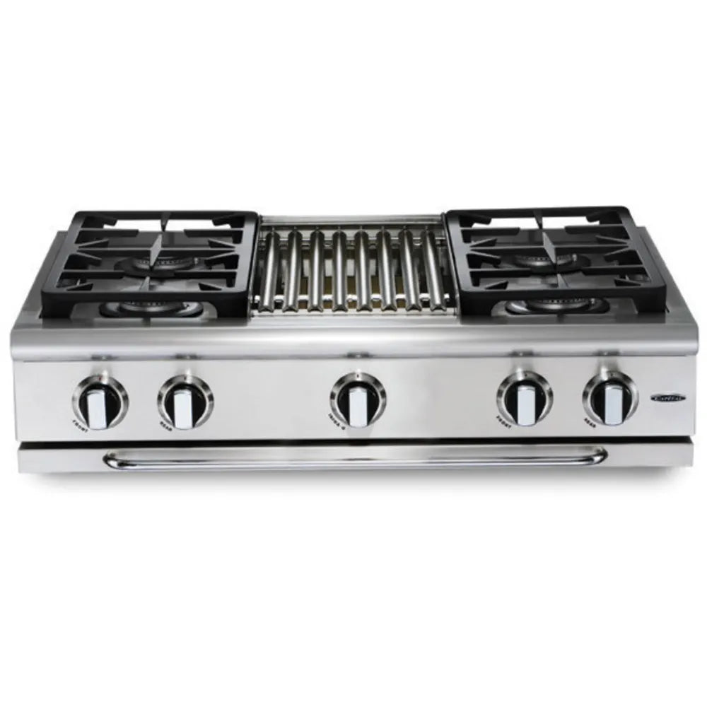 Capital Cooking Pro-Style Gas Rangetop Model GRT364QN Inv# 27190