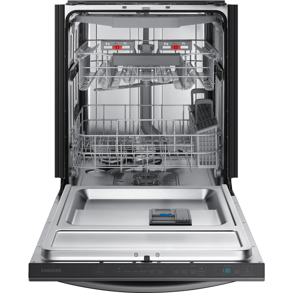 Samsung Black Stainless Steel Dishwasher Model DW80R7061UG Inv# 21862