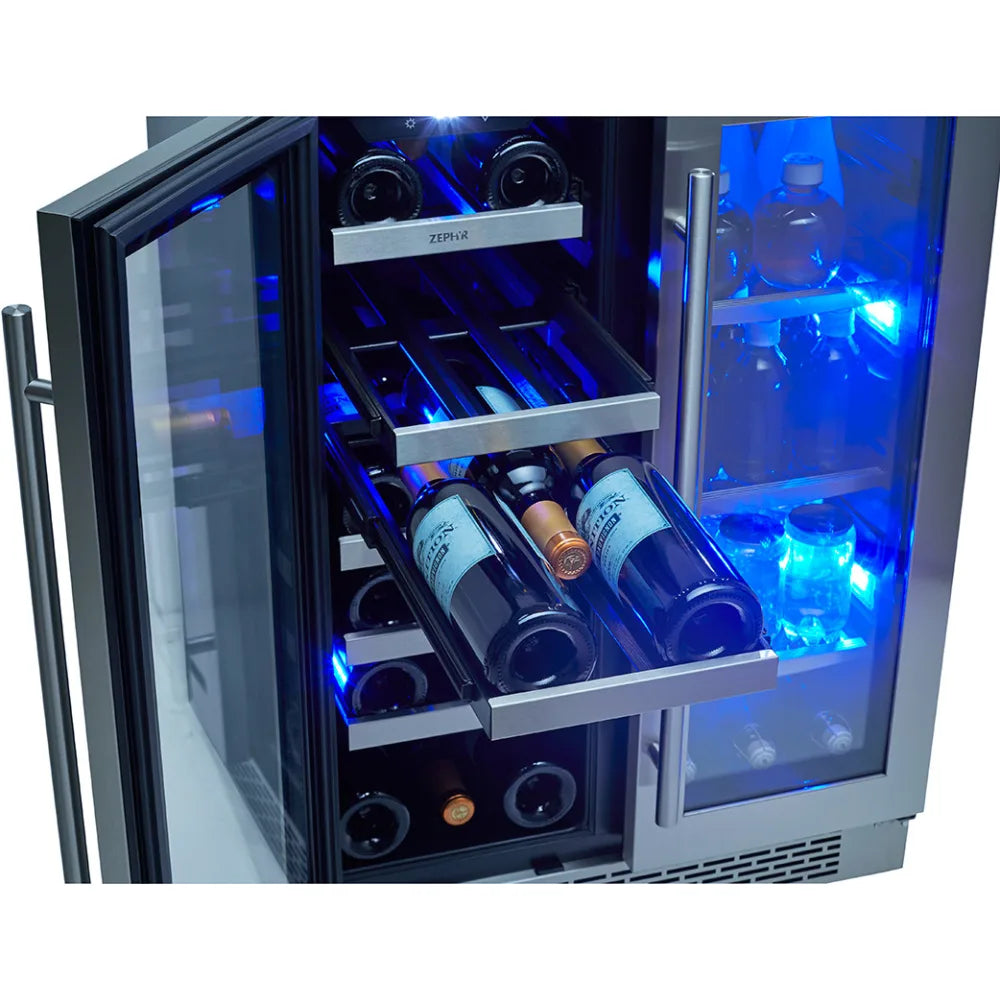 Zephyr Wine Cooler Model PRWB24C32BG Inv# 30088