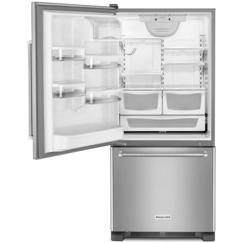 KitchenAid Stainless Steel Refrigerator Model KRBL109ESS Inv# 42480