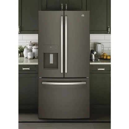 GE Slate Dark Grey Refrigerator Model GYE18JMLES Inv# 19319