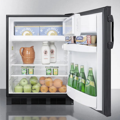 Accucold Black Refrigerator Model CT66B Inv# 17741